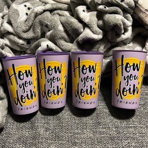 NWT Friends Tumbler- set of 4